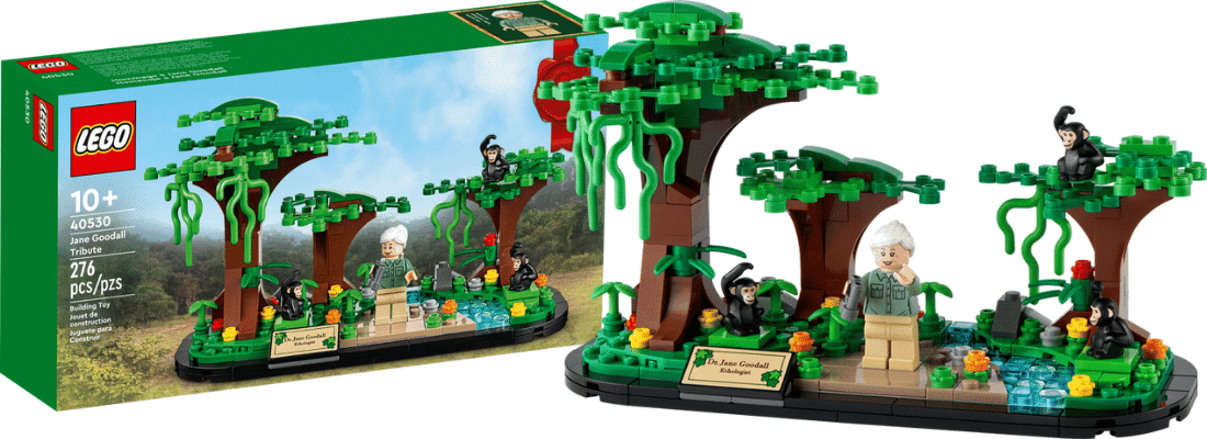 lego 40530 jane goodall tribute