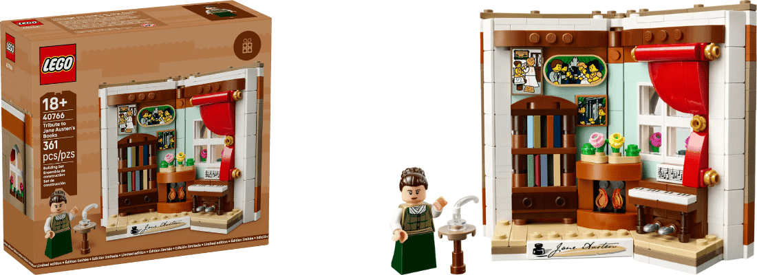 lego 40766 tribute to jane austen's books