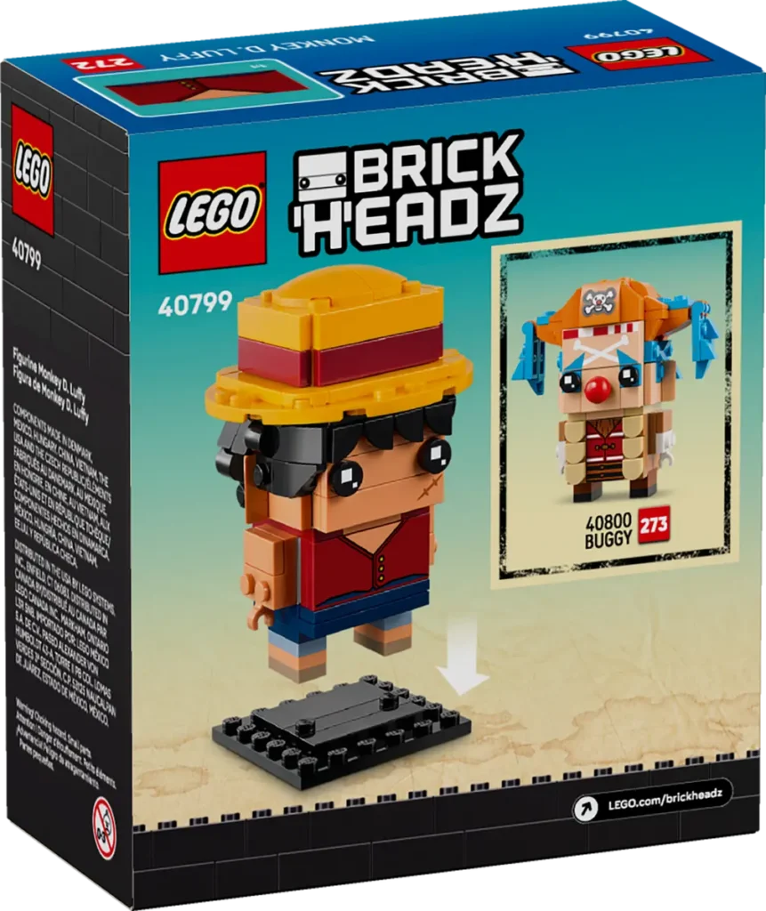 lego brickheadz 40799 monkey d. luffy figure (11)