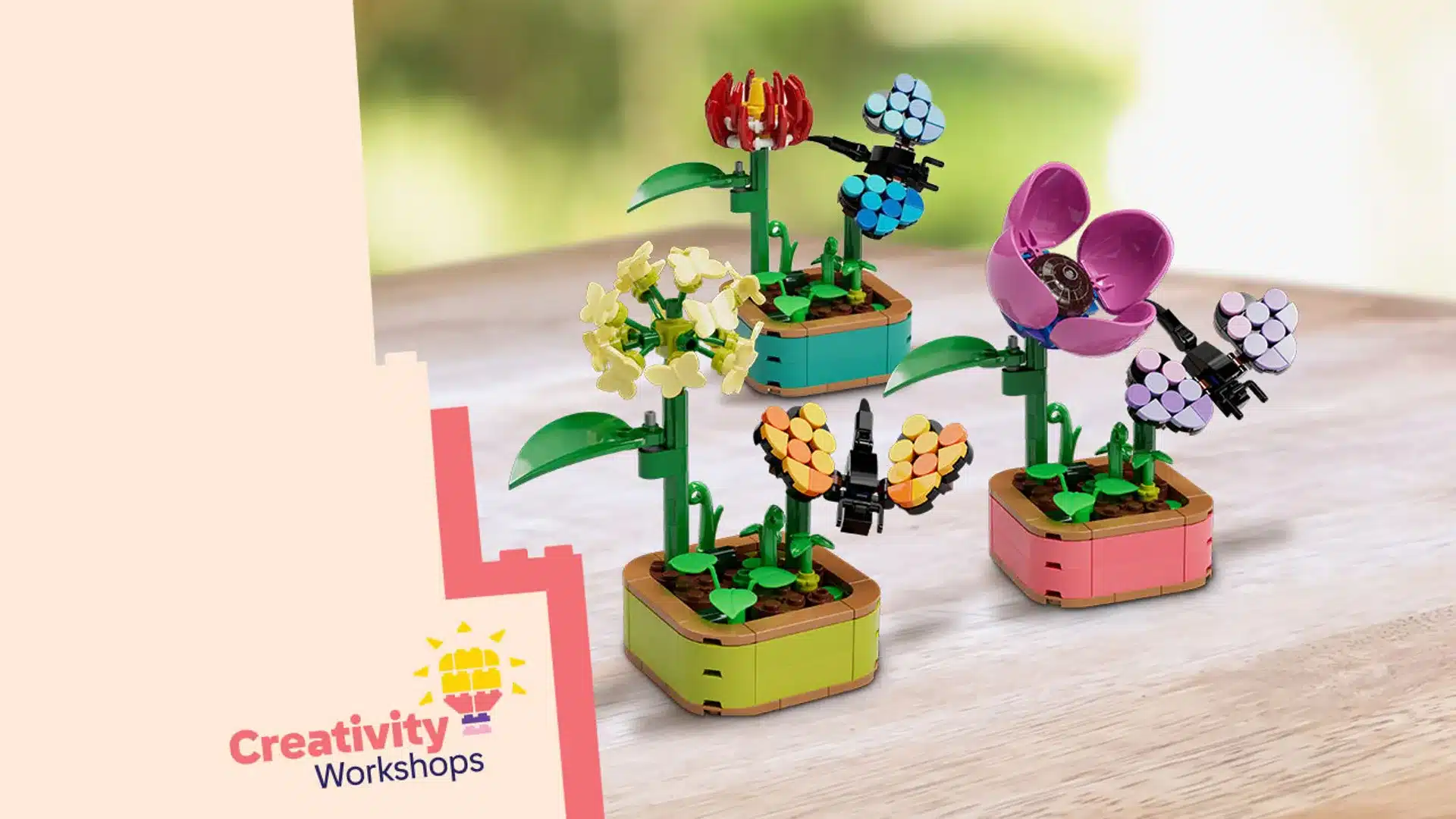 LEGO Creativiteitsworkshop − Prachtige planten op 14 en 21 juni