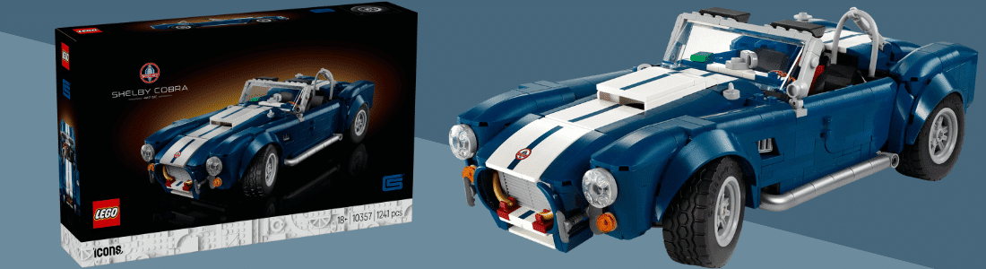 lego icons 10357 shelby cobra 427 sc