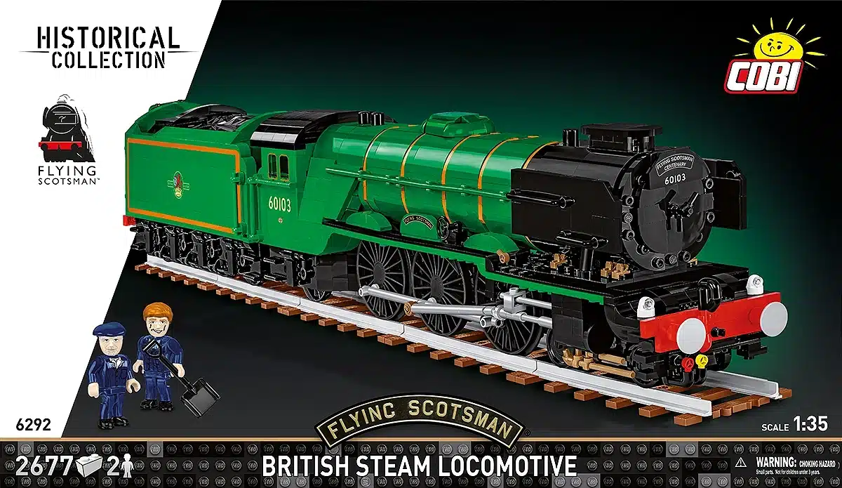De COBI 6292 Flying Scotsman is nu verkrijgbaar voor treinliefhebbers