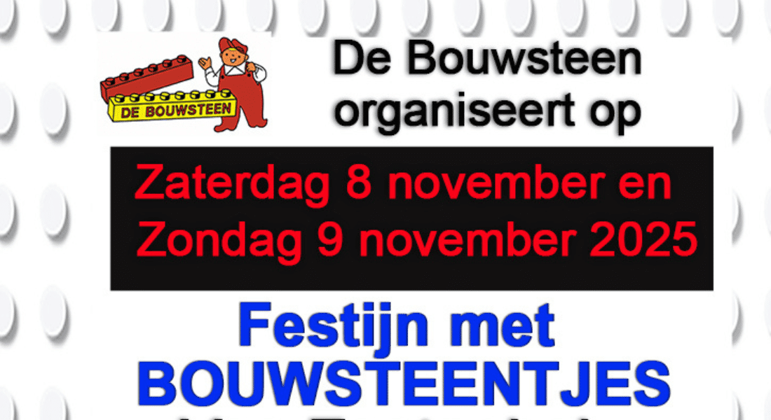 festijn met bouwsteentjes nieuw vennep