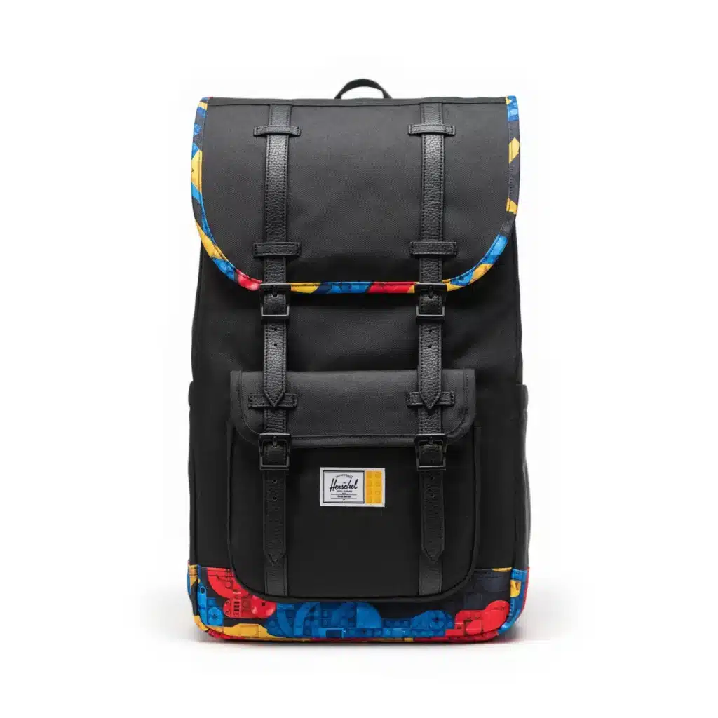 herschel little america rugzak – abstracte stenen