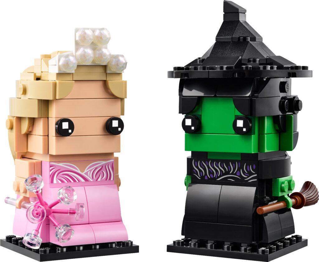 lego brickheadz 40794 elphaba & glinda figures (3)