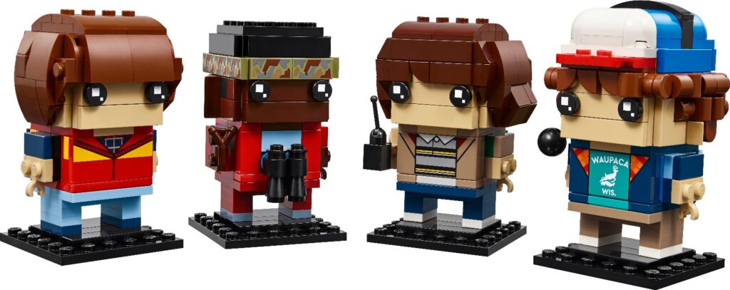 lego brickheadz 40801 stranger things mike, dustin, lucas and will figures (5)