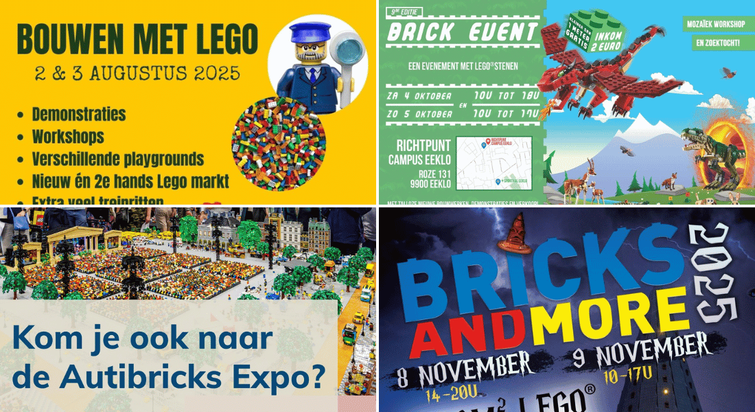 Dit zijn alle LEGO Evenementen van 2025