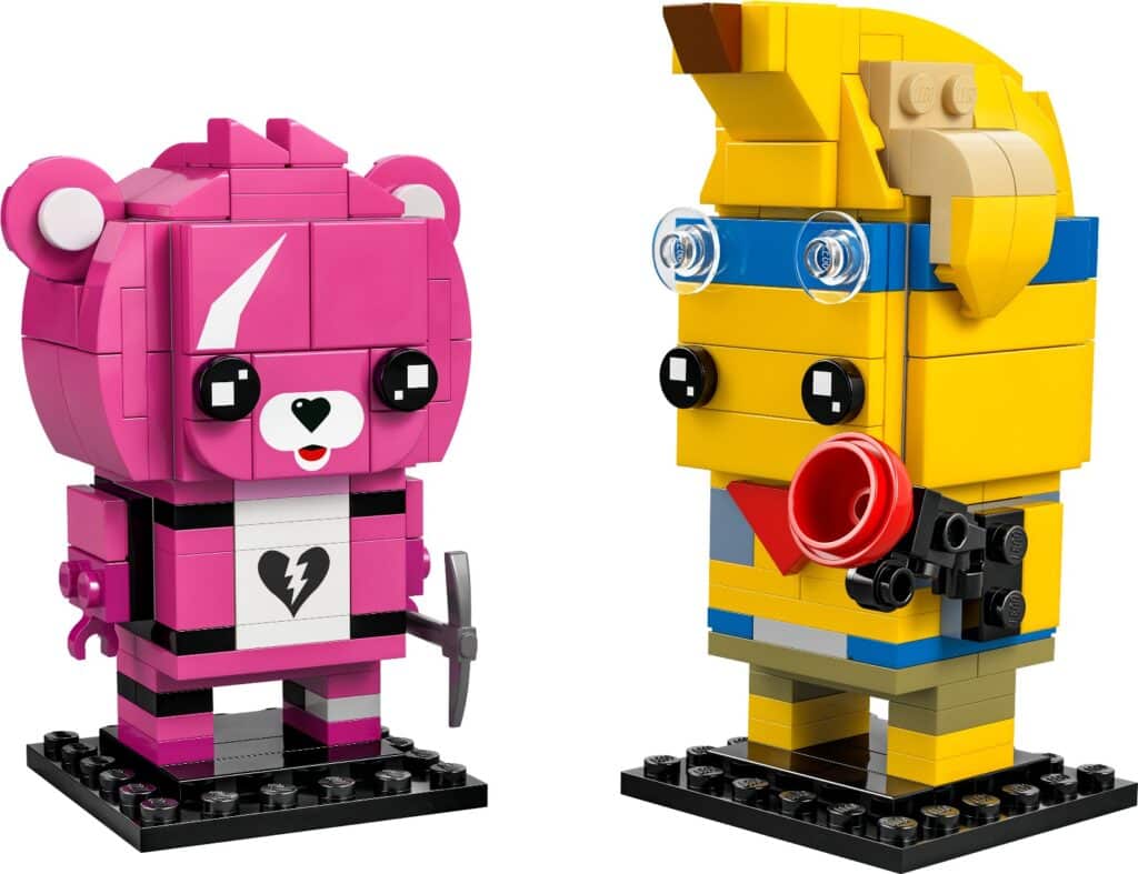 lego fortnite 40760 adventure peely & cuddle team leader brickheadz (2)