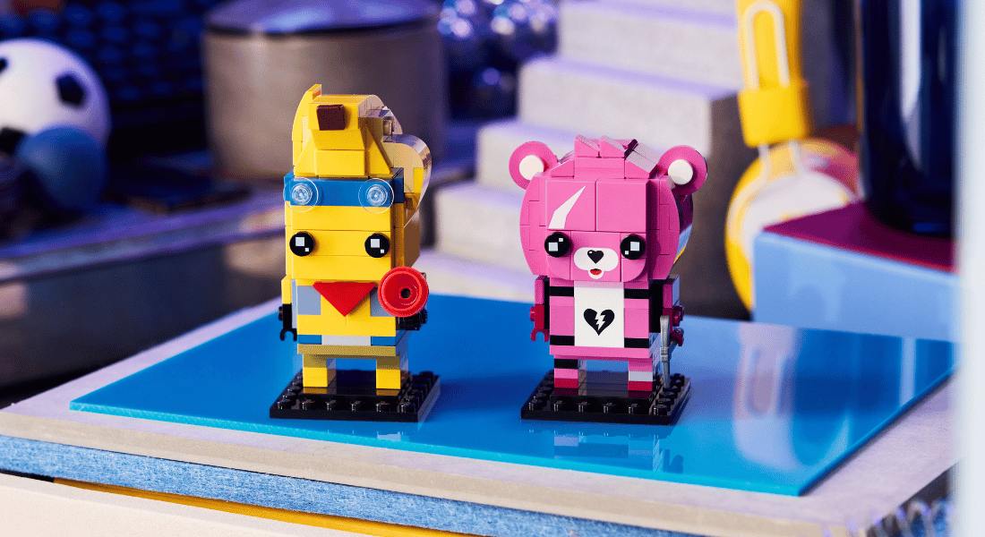 LEGO Fortnite 40760 Adventure Peely & Cuddle Team Leader BrickHeadz onthuld