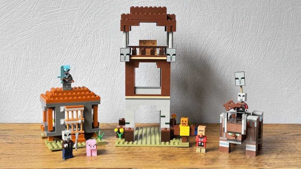 lego minecraft 21278 the pillager outpost and ravager10