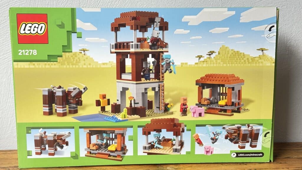 lego minecraft 21278 the pillager outpost and ravager8