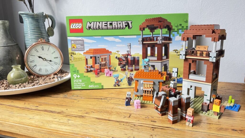 lego minecraft 21278 the pillager outpost and ravager9