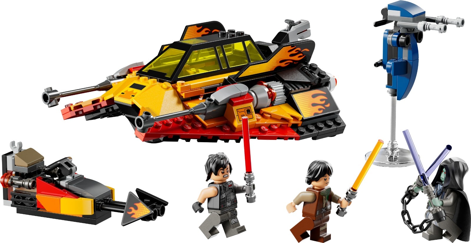 lego star wars 75414 the force burner snowspeeder (7)