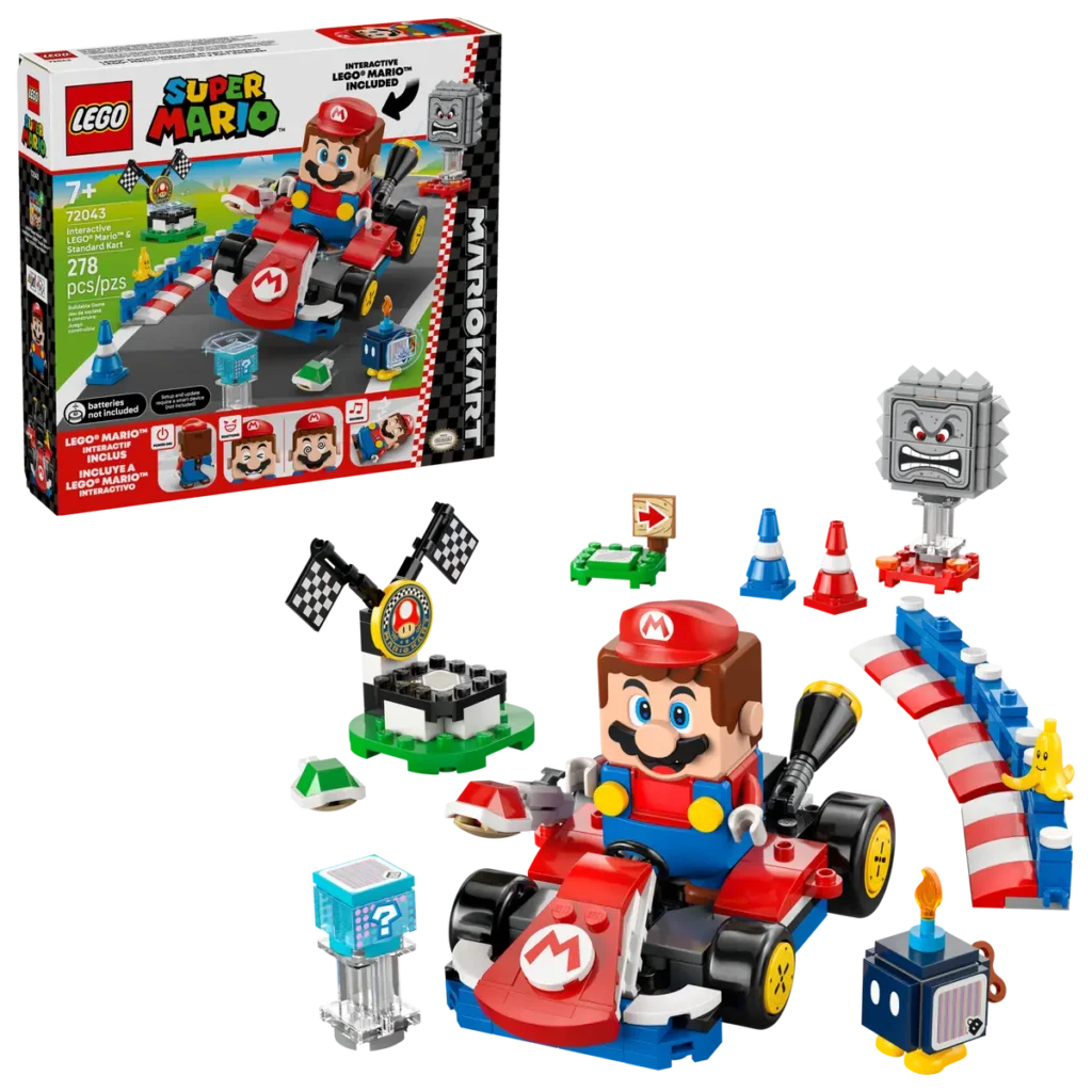 lego super mario 72043 interactive lego mario & standard kart (1)