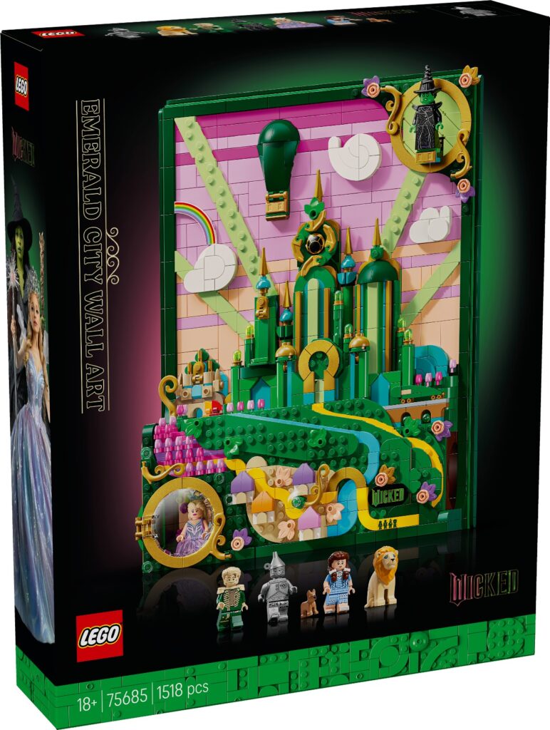lego wicked 75685 emerald city wall art (1)