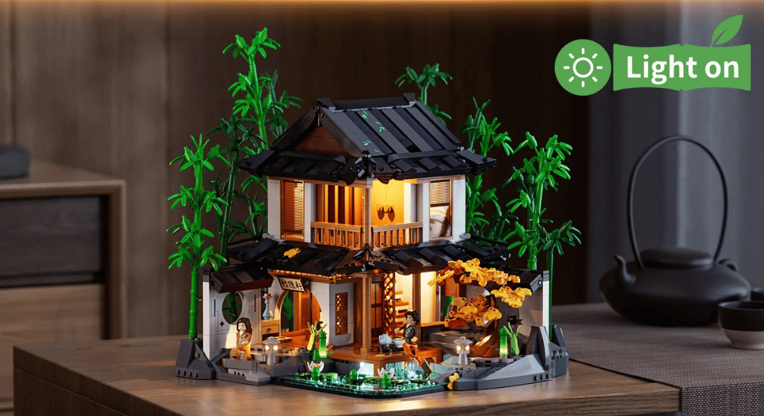 lumibricks l9075 bamboo house