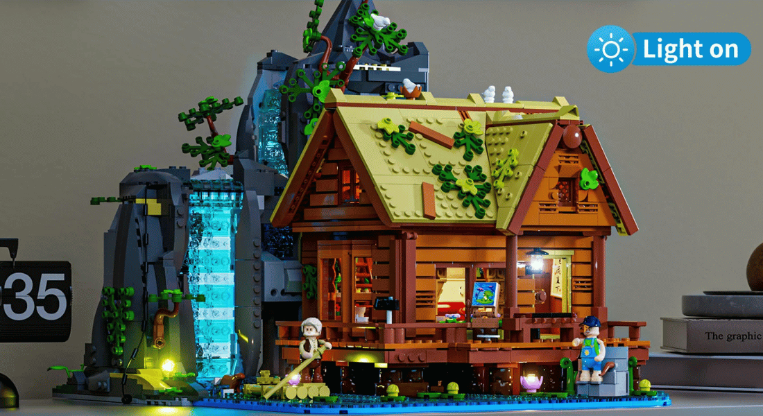 lumibricks l9083 waterfall cabin (1)