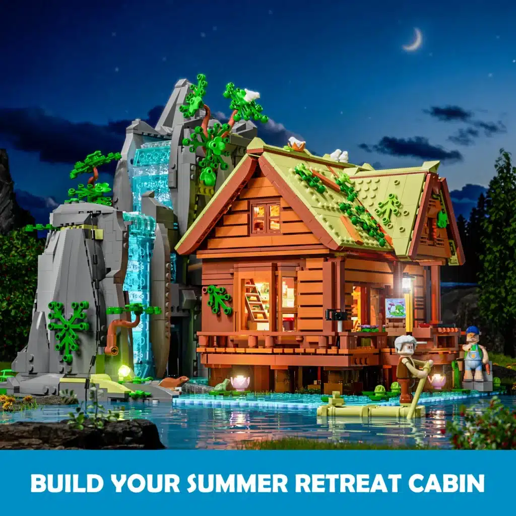 lumibricks l9083 waterfall cabin (5)