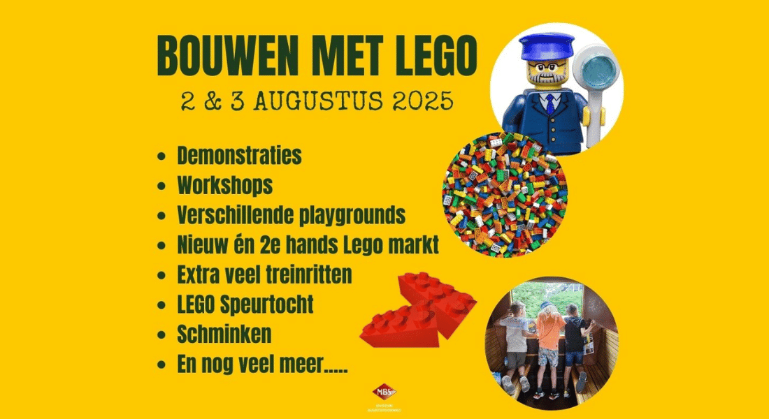 museum buurtspoorweg bouwen met lego