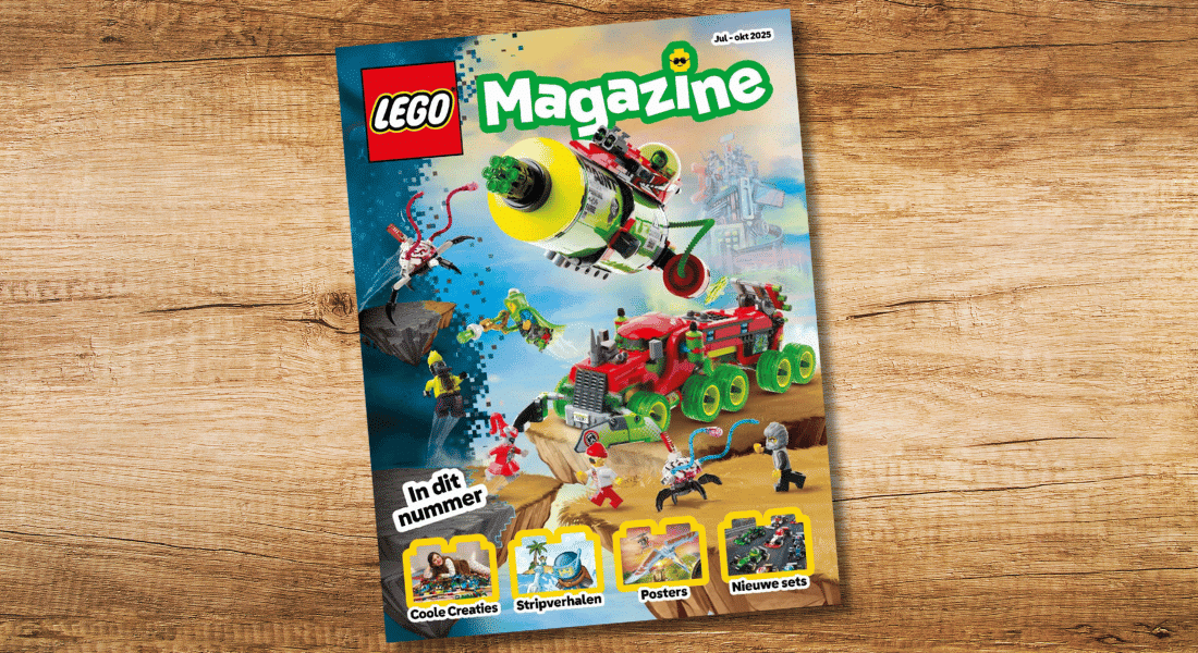 Gratis LEGO Magazine juli – oktober 2025 is beschikbaar – vraag hem gratis aan voor jouw kind(eren)