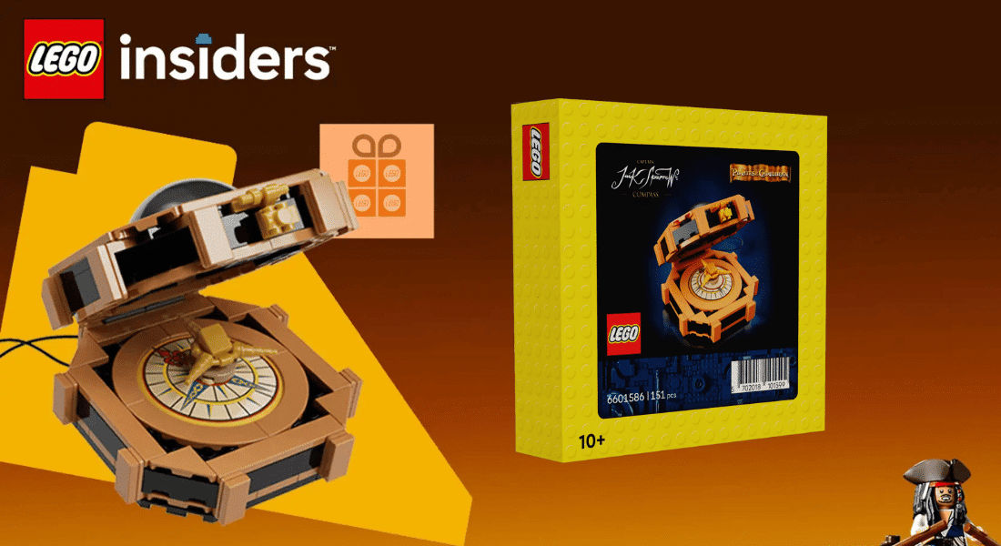 LEGO 5009609 Jack Sparrow’s Compass als GWP bij de LEGO Captain Jack Sparrow’s Pirate Ship