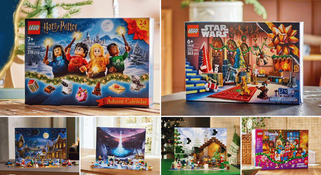 LEGO Advent Calendars 2025 vanaf september verkrijgbaar – hier vind je ze voor de beste prijs