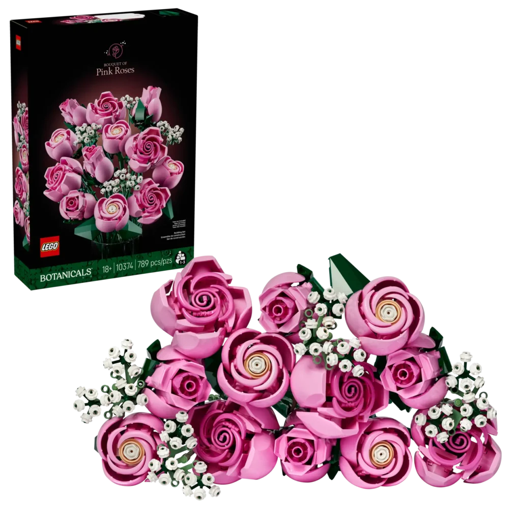 lego botanicals 10374 bouquet of pink roses (1)