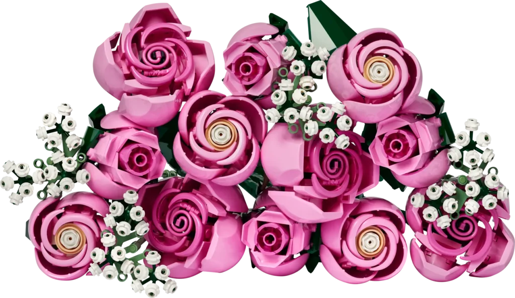 lego botanicals 10374 bouquet of pink roses (10)