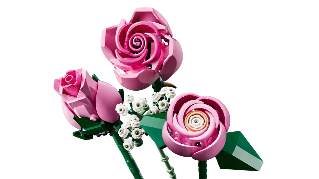 lego botanicals 10374 bouquet of pink roses (13)