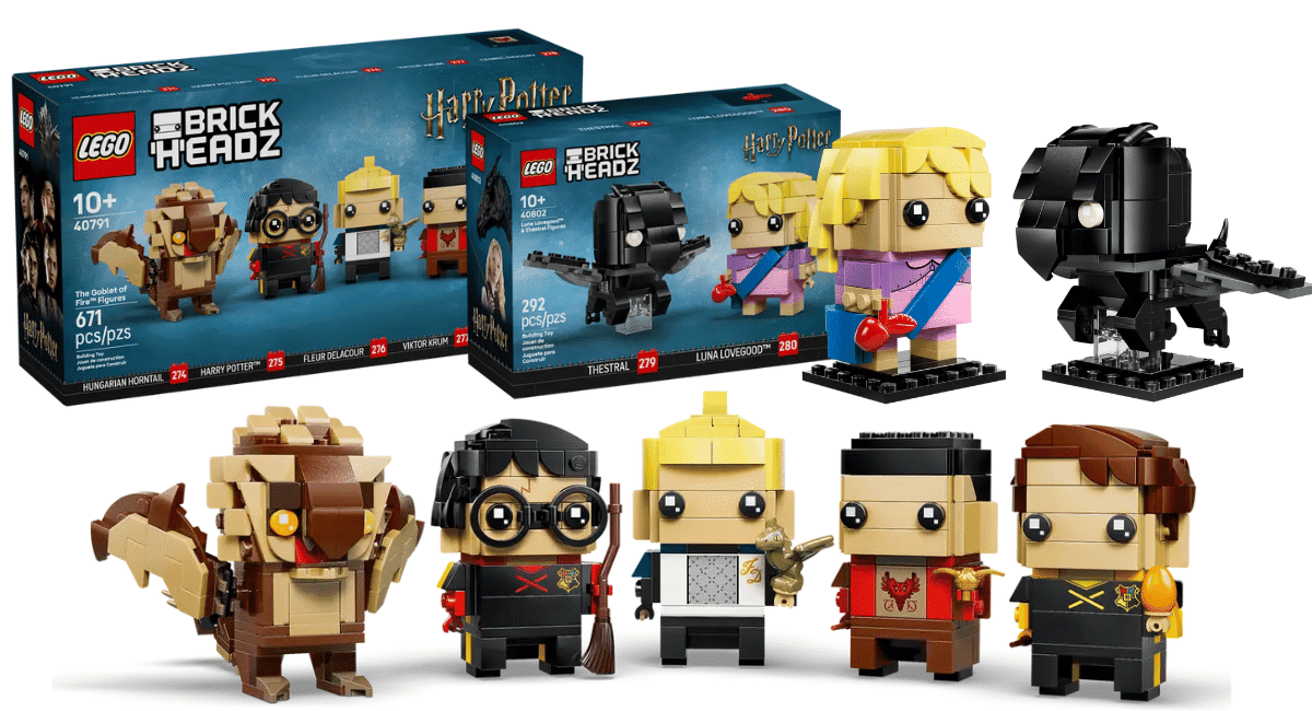 Twee LEGO Harry Potter BrickHeadz september 2025 sets onthuld