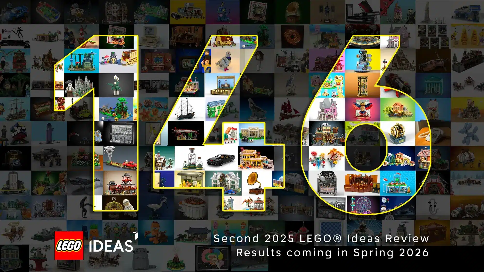Deze 146 projecten hebben zich gekwalificeerd in de tweede LEGO Ideas Review 2025