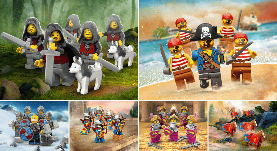 LEGO introduceert Pick-a-Brick Battle Pack minifigure-bundels