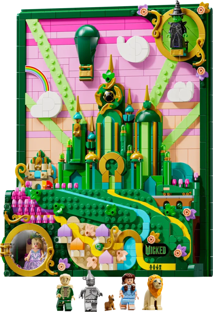 lego wicked 75685 emerald city wall art (7)