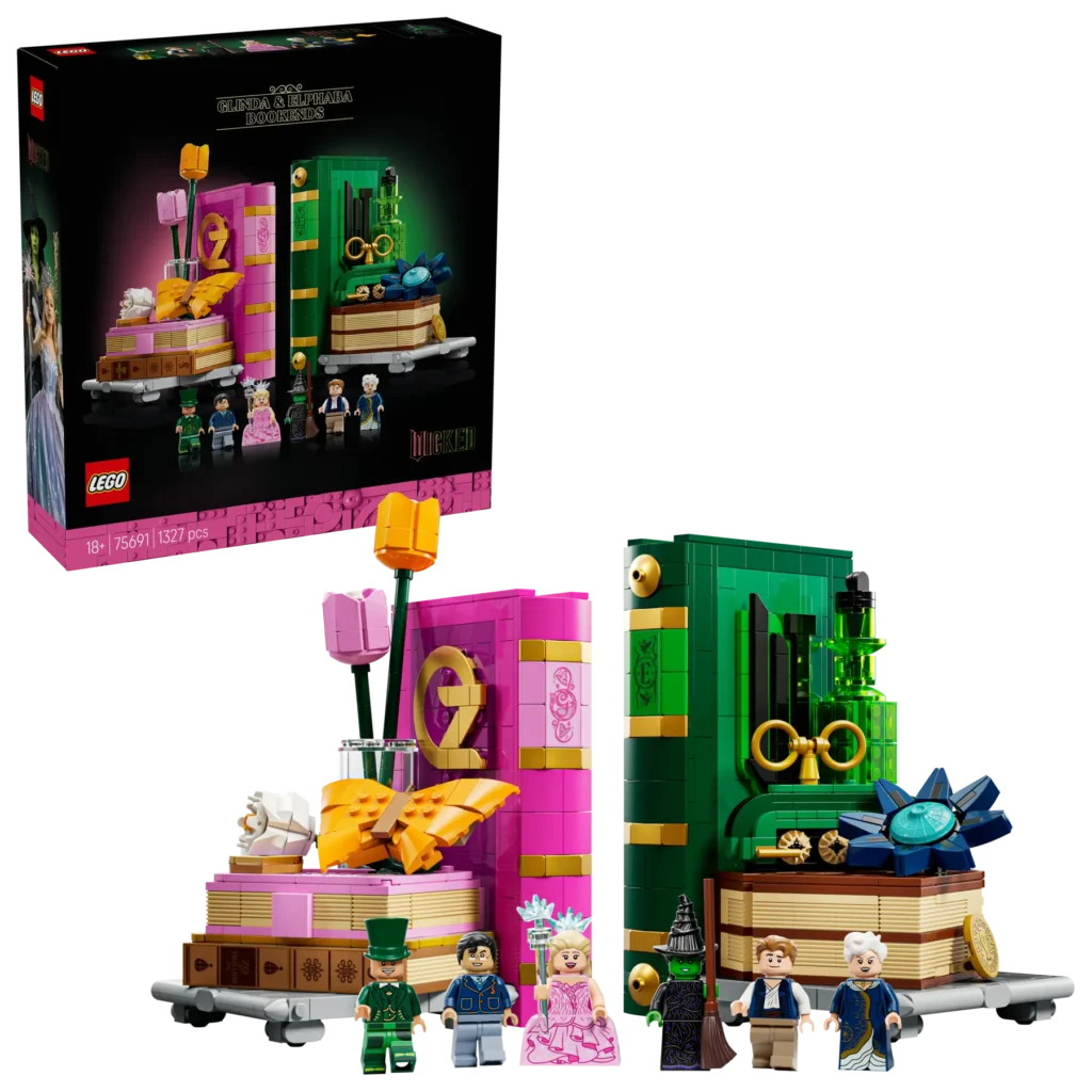 lego wicked 75691 glinda & elphaba bookends (1)