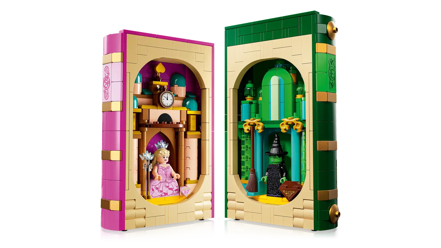 lego wicked 75691 glinda & elphaba bookends (10)