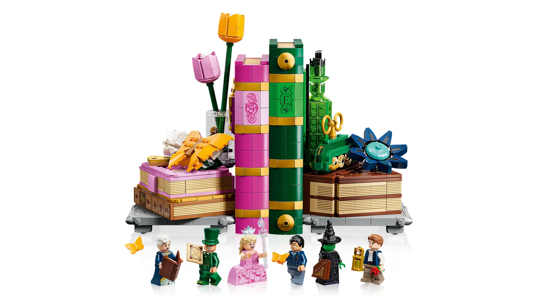 lego wicked 75691 glinda & elphaba bookends (8)
