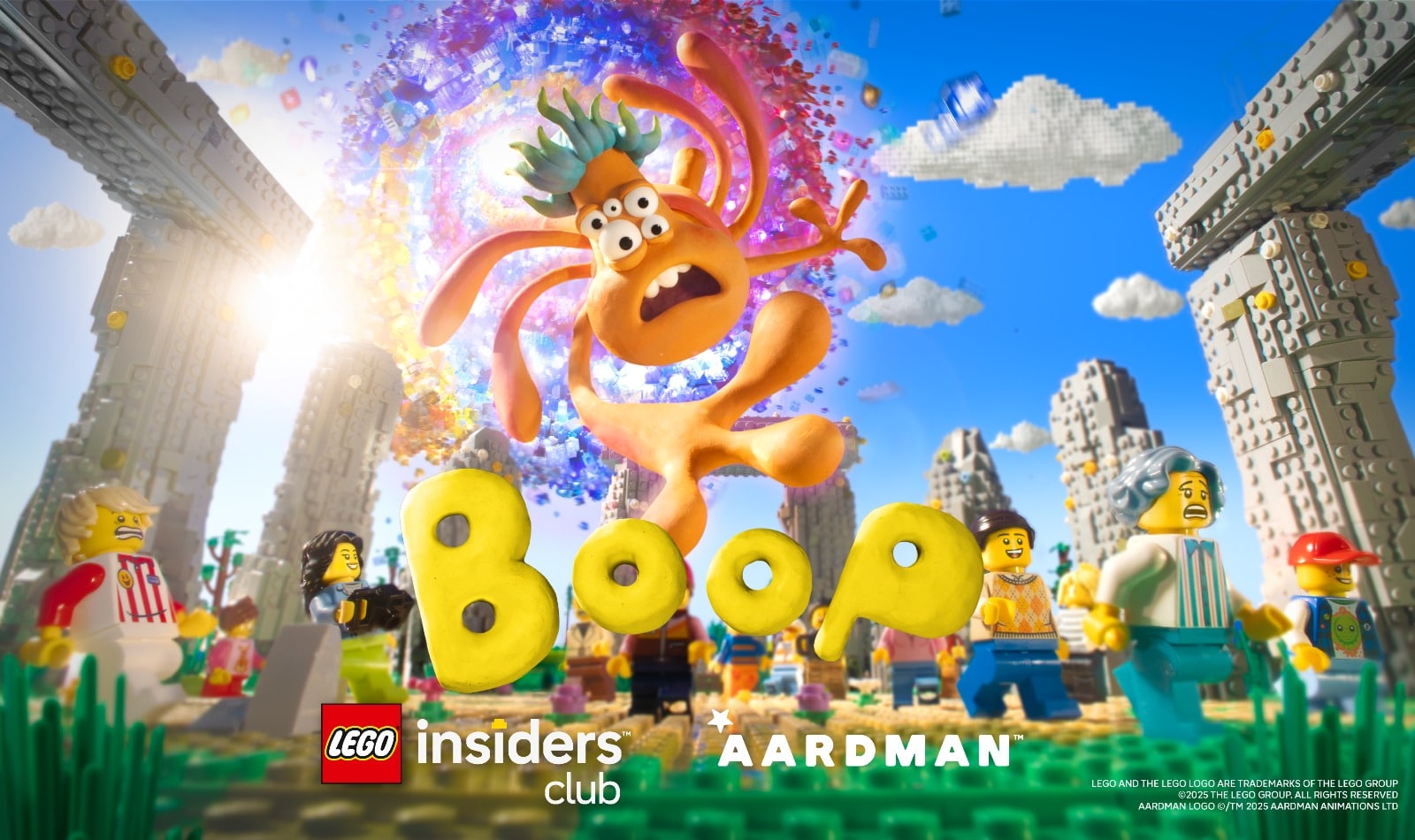 LEGO x Aardman stop-motionfilm Boop en 5 korte uitdagingsfilms aangekondigd