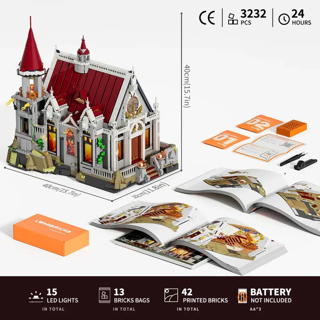 lumibricks l9071 castle banquet hall (1)