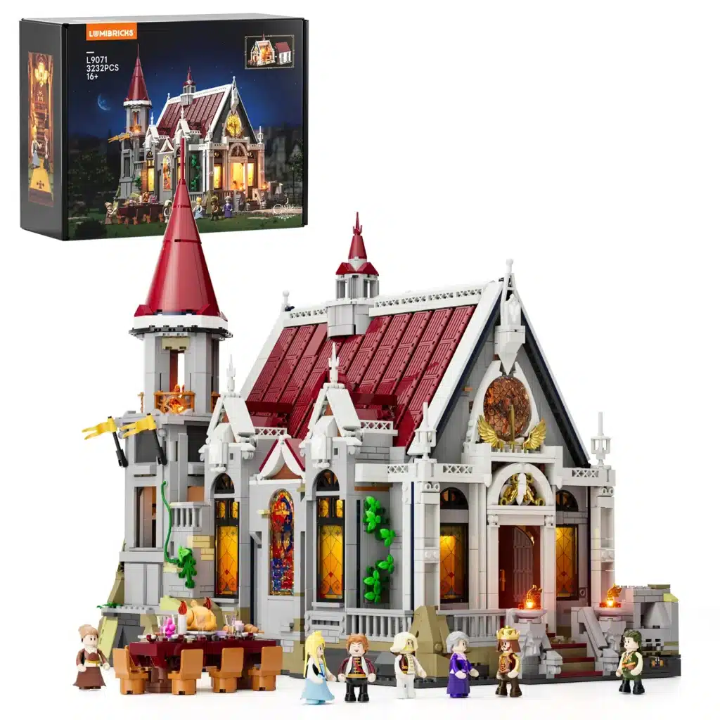 lumibricks l9071 castle banquet hall
