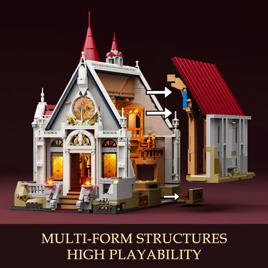 lumibricks l9071 castle banquet hall (5)