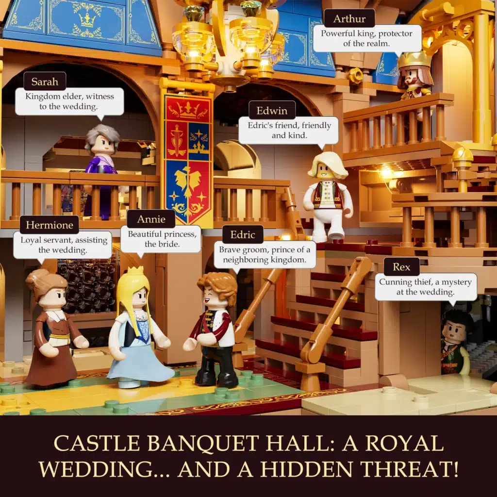 lumibricks l9071 castle banquet hall (7)