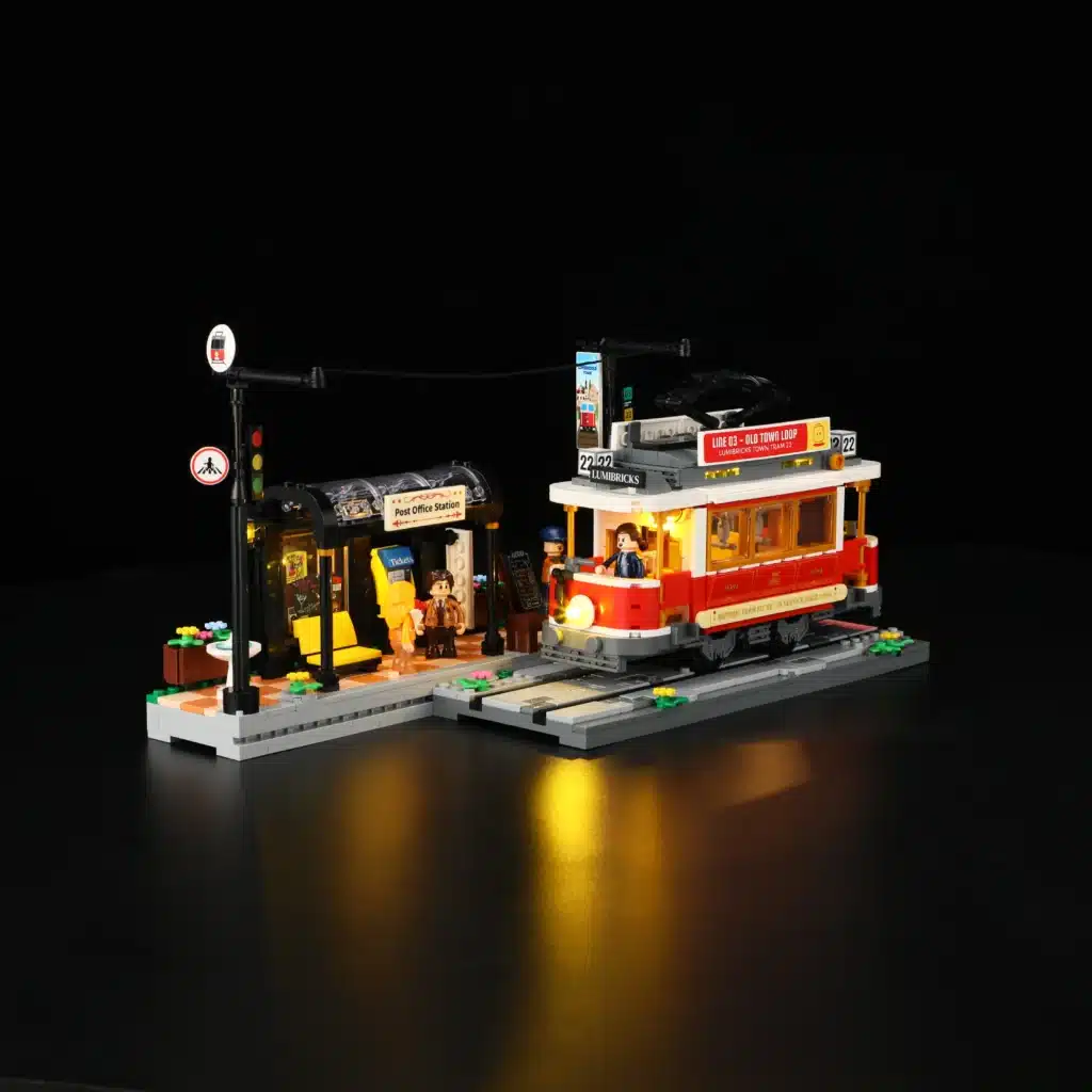 lumibricks l9084 heritage tram and station (2)