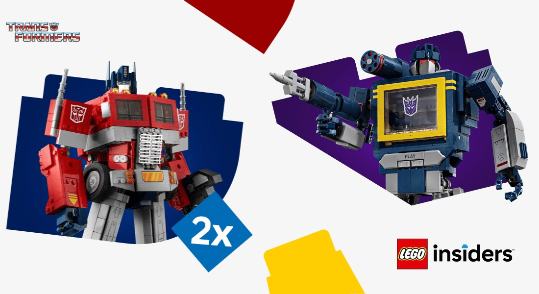 2x insiders punten op lego transformers sets