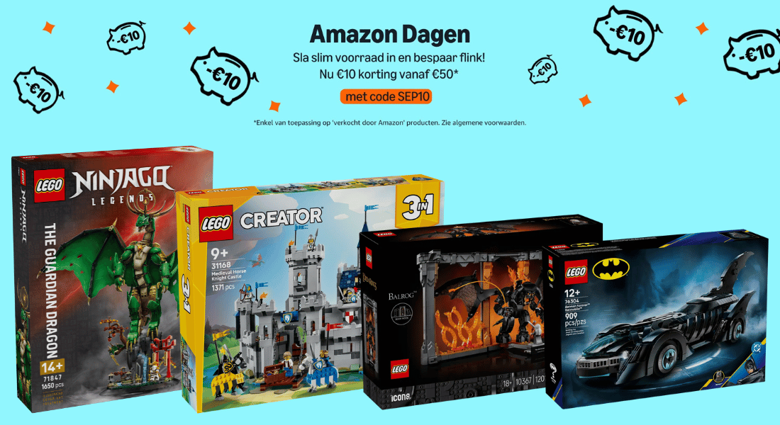Amazon Dagen – €10 extra korting bij besteding vanaf €50 (goede deals)