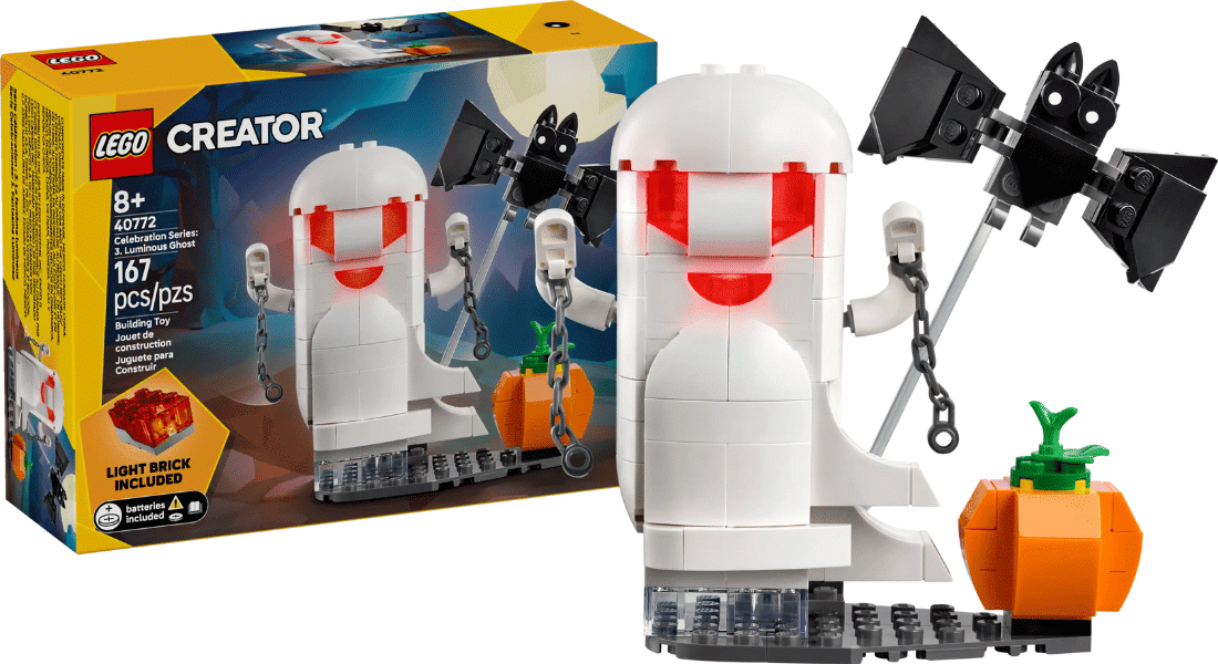 LEGO 40772 Celebration Series: Luminous Ghost onthuld – binnenkort verkrijgbaar als cadeau via LEGO