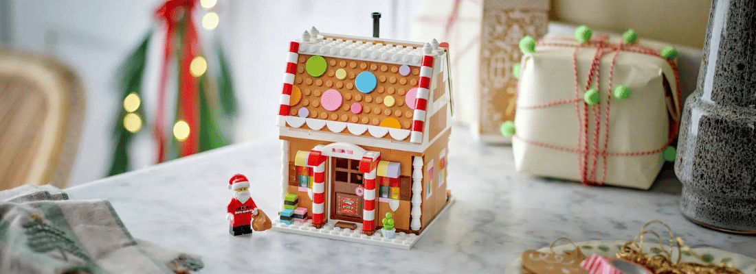 lego 40809 festive gingerbread house