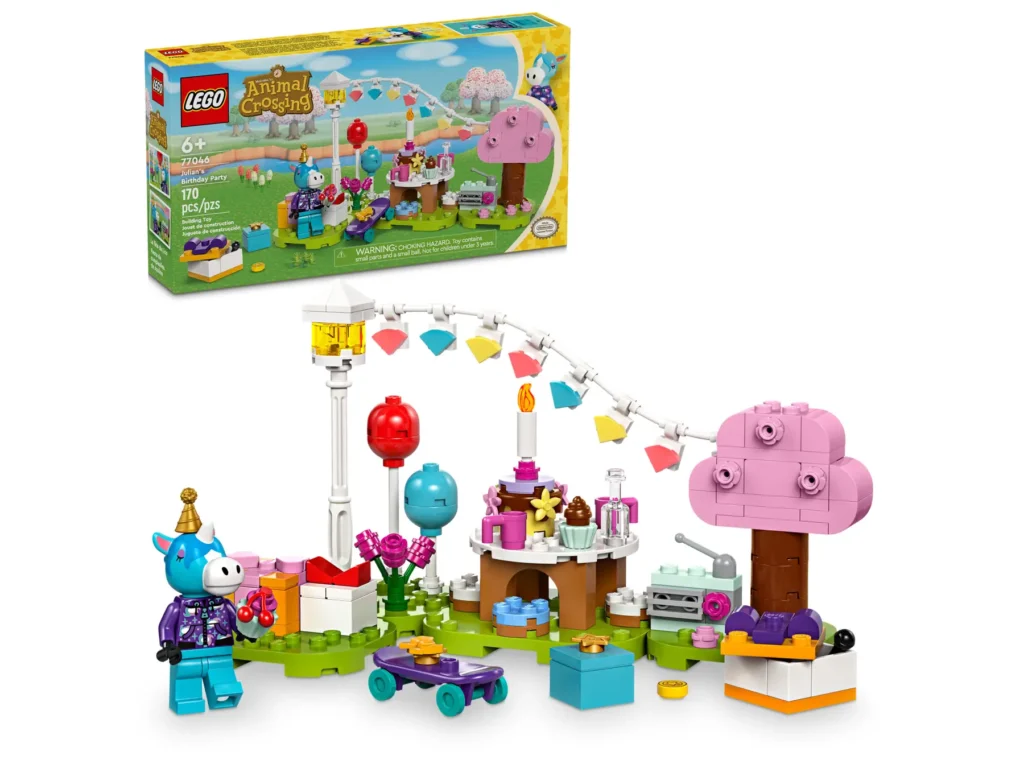 lego animal crossing 77046 julian's birthday party