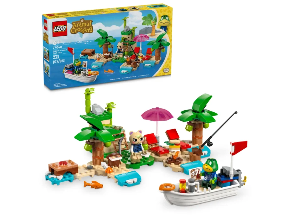 lego animal crossing 77048 kapp'n's island boat tour