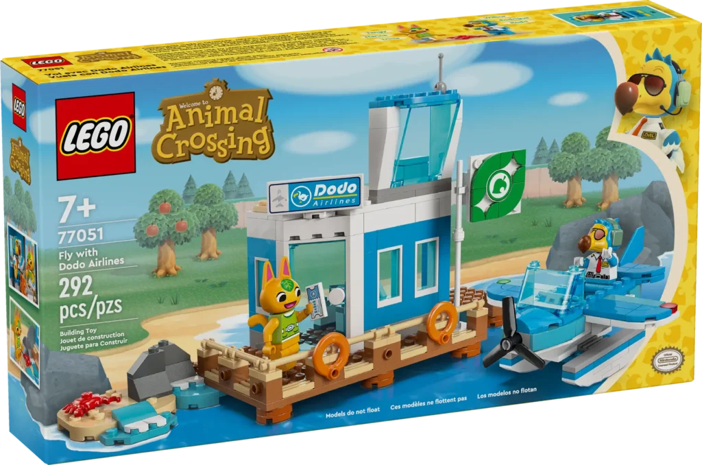 lego animal crossing 77051 fly with dodo airlines