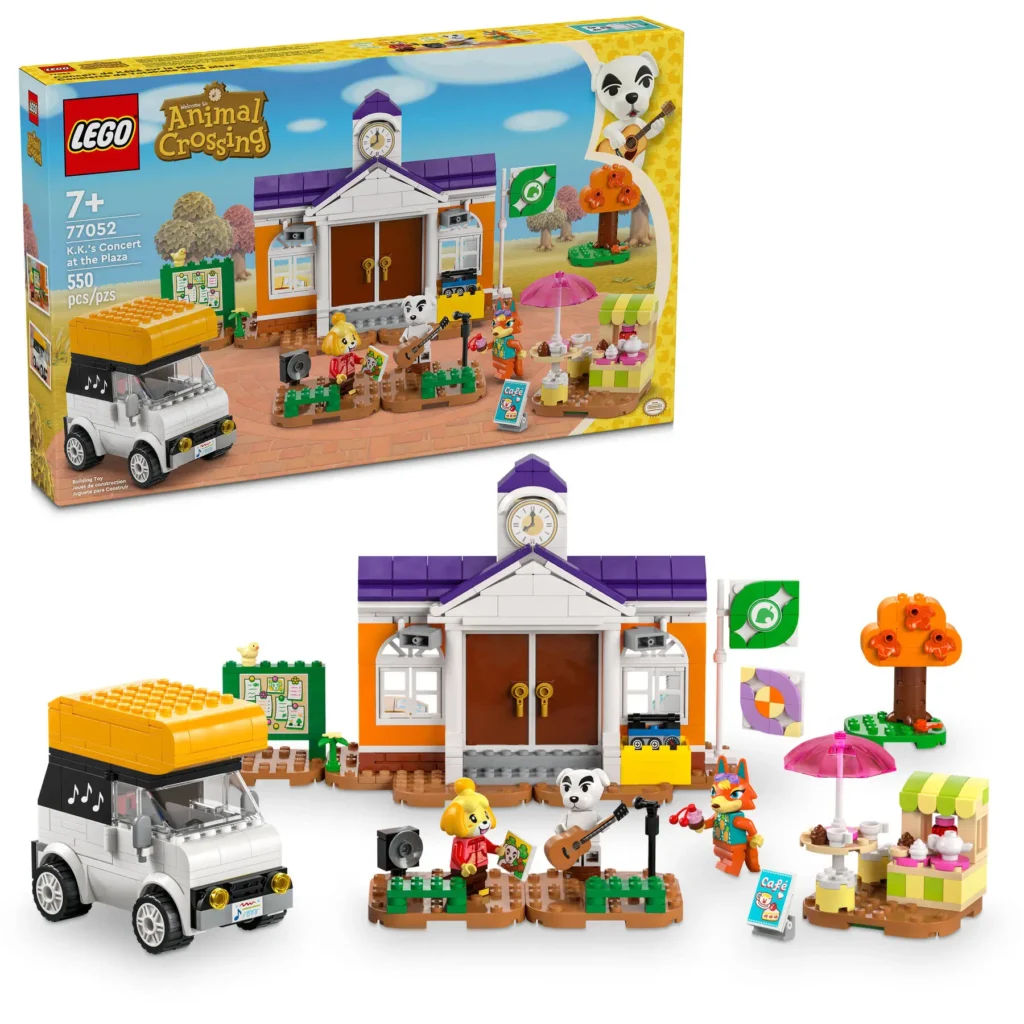 lego animal crossing 77052 k.k.'s concert at the plaza